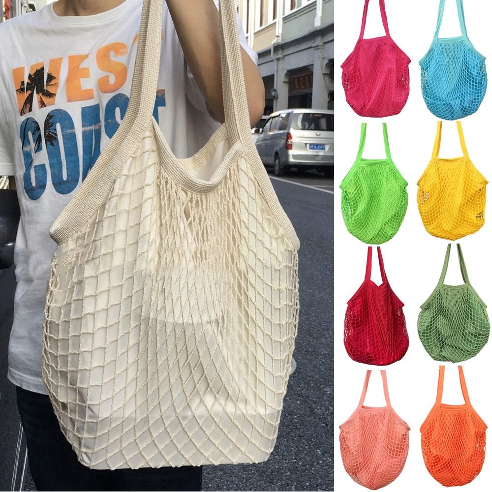 Reusable Produce Bag - Tas Belanja Katun Tahan Lama, Tas