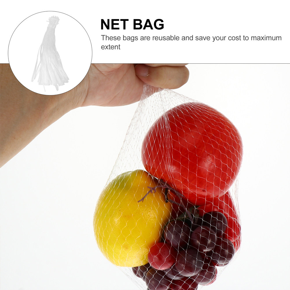 50Pcs Kantong Jaring Tahan Lam - Reusable Produce Bag ulasan dan harga