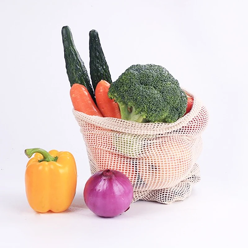 3 6 10Pcs Reusable Memproduksi - Reusable Produce Bag ulasan dan harga