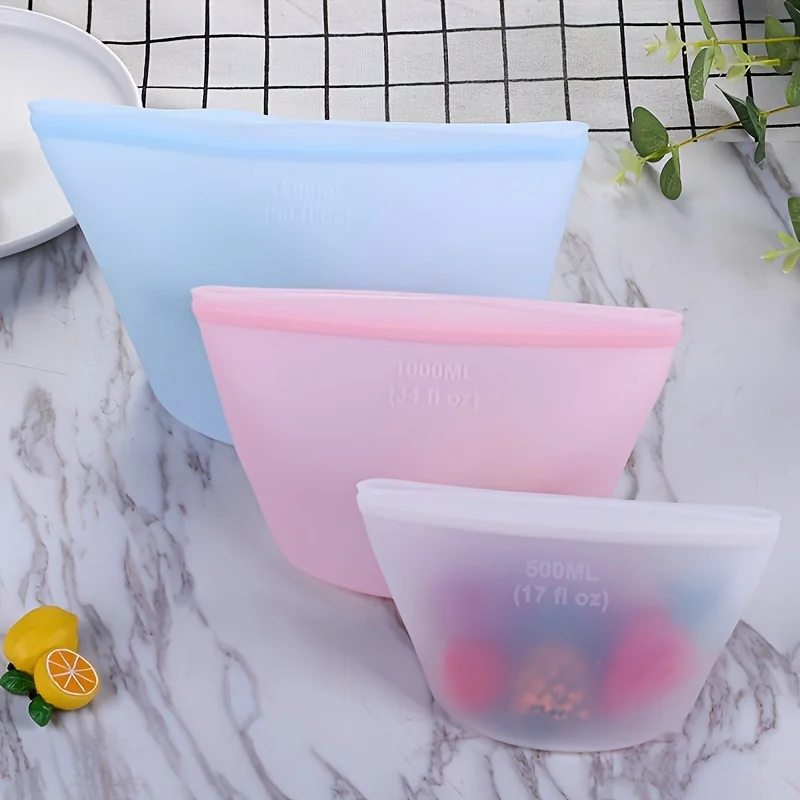 Kantong Penyimpanan Silikon ya - Reusable Produce Bag ulasan dan harga